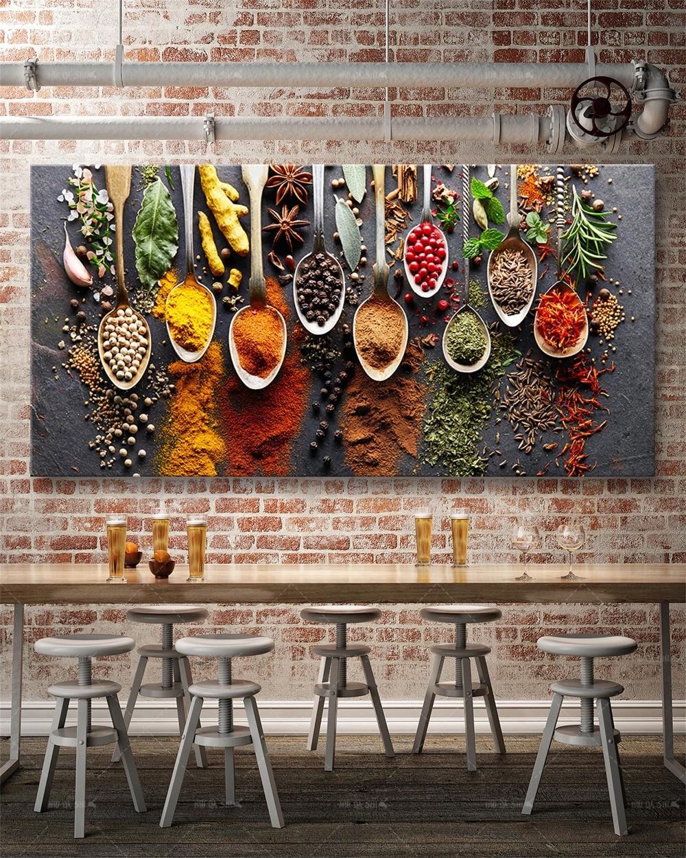 Food Painting Modern Spices Poster Canvas Modular Picture For Kitchen Restaurant Home Decoration Wall Art HD Printed NO Frame